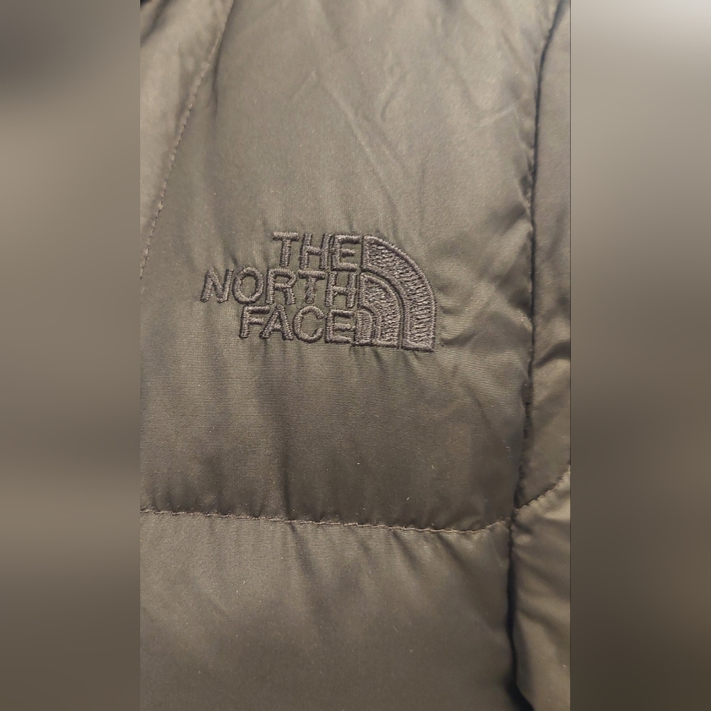 Women's Long Puffer Coat - Brown - Picture 2 of 11